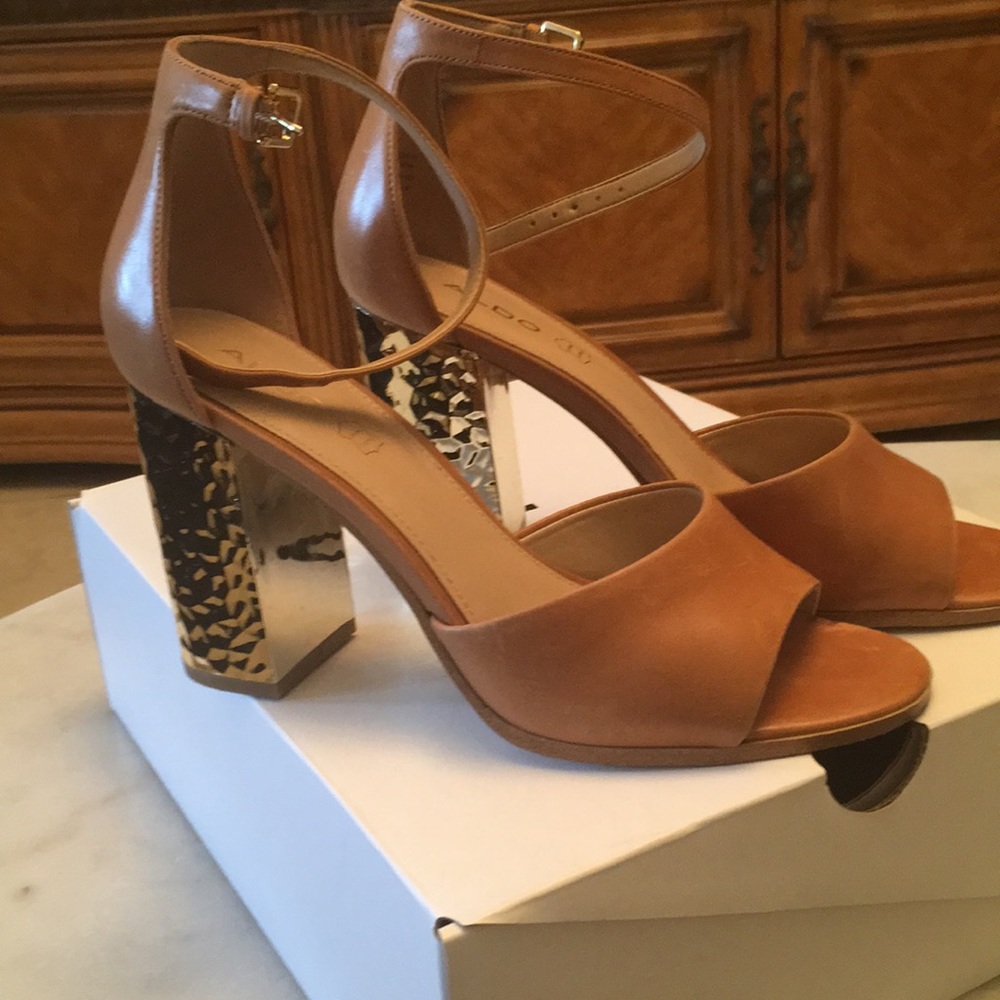 Aldo tan shoes.
